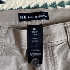 Travis Mathew Men's Khaki Chinos